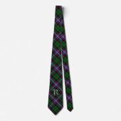 Scottish Clan Russell Letter R Monogram Tartan Stropdas (Voorkant)
