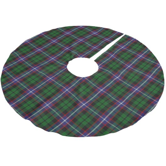 Scottish Clan Russell Tartan Kerstboom Rok (Gekanteld)