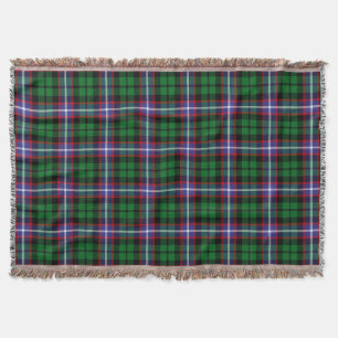 Scottish Clan Russell Tartan Pset Deken