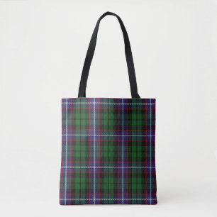 Scottish Clan Russell Tartan Pset Tote Bag