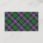 Scottish Clan Russell Tartan Pset Visitekaartje (Achterkant)