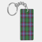 Scottish Clan Russell Tartan Sleutelhanger (Voorkant Links)