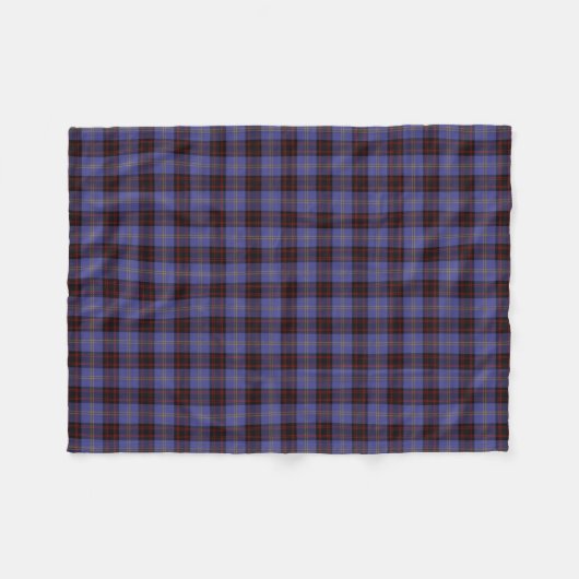 Scottish Clan Rutherford Classic Tartan Fleece Deken (Voorkant (Horizontaal))