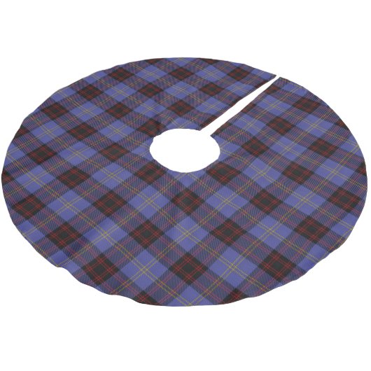 Scottish Clan Rutherford Tartan Kerstboom Rok (Gekanteld)