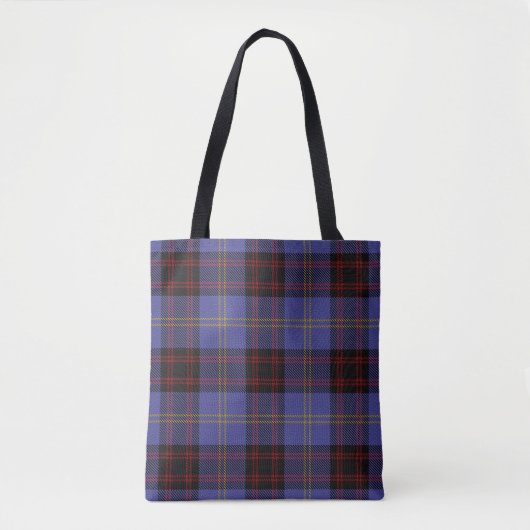 Scottish Clan Rutherford Tartan Pset Tote Bag (Voorkant)