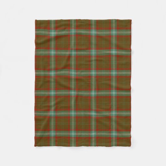 Scottish Clan Seton Hunting Tartan Pset Fleece Deken (Voorkant)