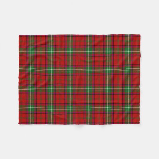 Scottish Clan Seton Tartan Pset Fleece Deken (Voorkant (Horizontaal))