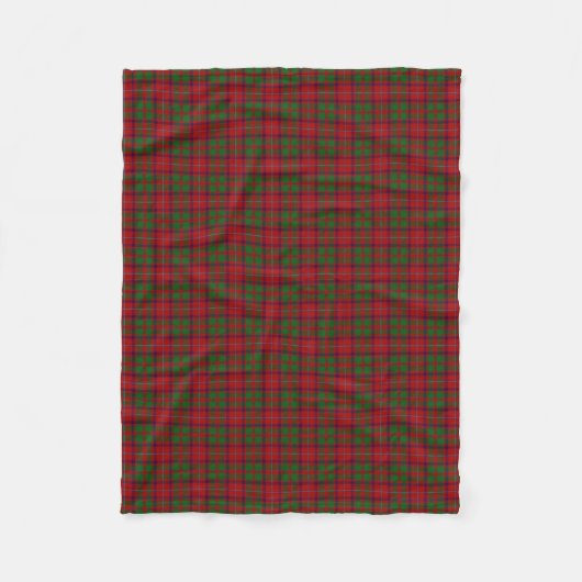 Scottish Clan Shaw Classic Tartan Fleece Deken (Voorkant)