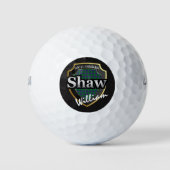 Scottish Clan Shaw Personalize Jouw naam Golfballen (Voorkant)