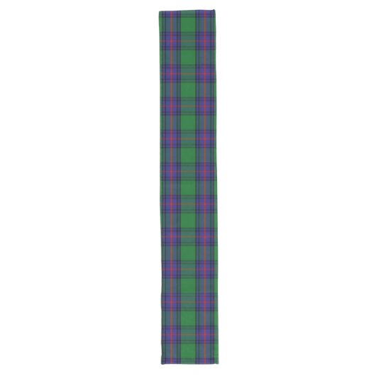 Scottish Clan Shaw Tartan Pset Lange Tafelloper (Voorkant)