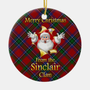 Scottish Clan Sinclair kerstornament Keramisch Ornament
