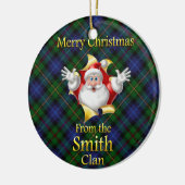 Scottish Clan Smith kerstornament Keramisch Ornament (Links)
