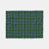 Scottish Clan Smith Tartan Pset Fleece Deken (Voorkant (Horizontaal))