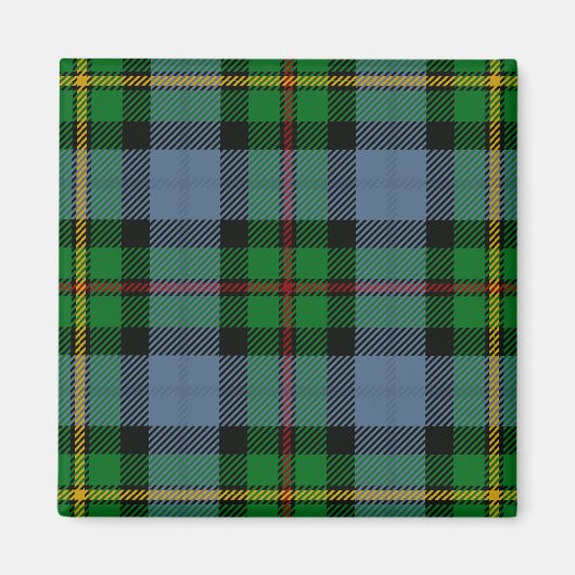 Scottish Clan Smith Tartan Pset Magneet (Voorkant)