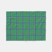 Scottish Clan Snodgrad Tartan Pset Fleece Deken (Voorkant (Horizontaal))