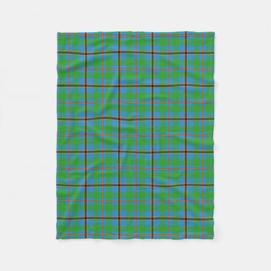Scottish Clan Snodgrad Tartan Pset Fleece Deken (Voorkant)