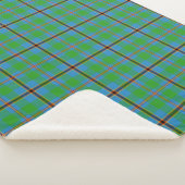 Scottish Clan Snodgrad Tartan Pset Sherpa Deken (3/4)