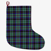 Scottish Clan Stevenson Tartan Pset Grote Kerstsok (Voorkant)