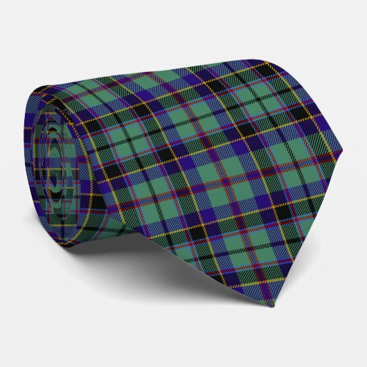 Scottish Clan Stevenson Tartan Pset Stropdas (Opgerold)