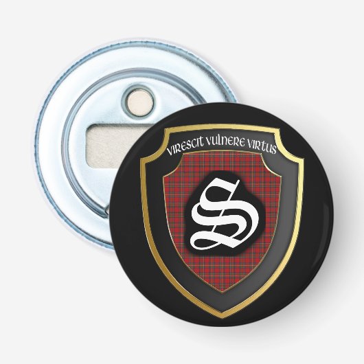 Scottish Clan Stewart Bottle Opener (Voorkant)