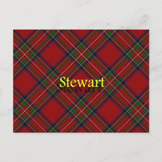 Scottish Clan Stewart Briefkaart (Voorkant)