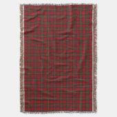 Scottish Clan Stewart Stuart Royal Red Tartan Deken (Voorkant Verticaal)