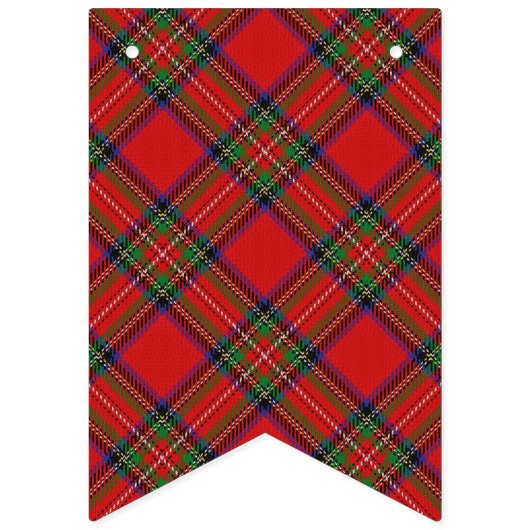 Scottish Clan Stewart Stuart Tartan Vlaggetjes (Tweede vlag)