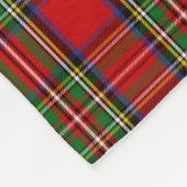 Scottish Clan Stewart Tartan Pset Fleece Deken (Hoek)