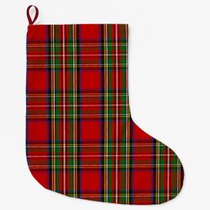 Scottish Clan Stewart Tartan Pset Grote Kerstsok