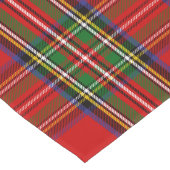 Scottish Clan Stewart Tartan Pset Lange Tafelloper (Hoek)