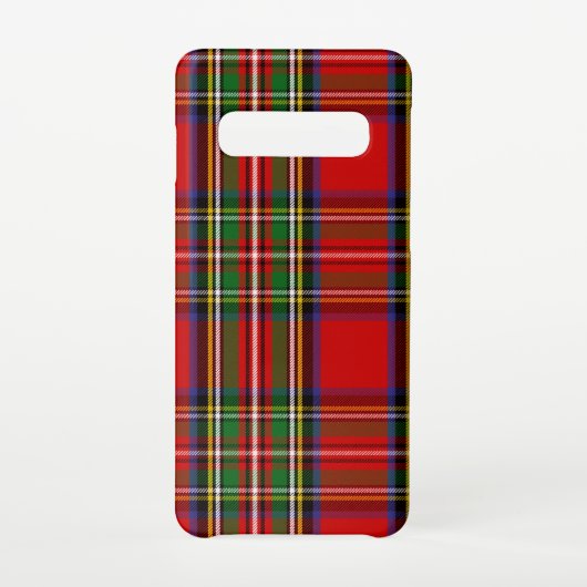 Scottish Clan Stewart Tartan Pset Samsung Galaxy Hoesje (Achterkant)