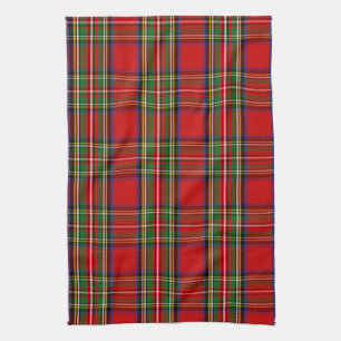 Scottish Clan Stewart Tartan Pset Theedoek