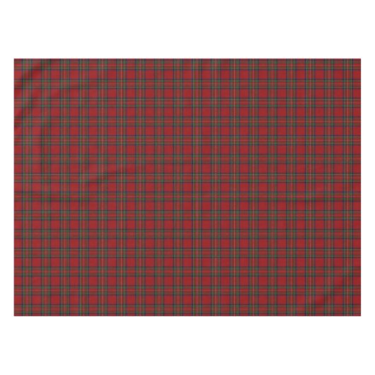 Scottish Clan Stewart Tartan Tafelkleed (Voorkant (Horizontaal))