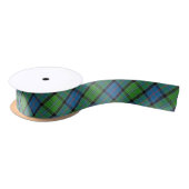 Scottish Clan Stirling Green en Blue Tartan Satijnen Lint (Spoel)