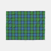 Scottish Clan Stirling Tartan Pset Fleece Deken (Voorkant (Horizontaal))