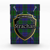 Scottish Clan Strachan Tartan Fotoblokken (Voorkant)