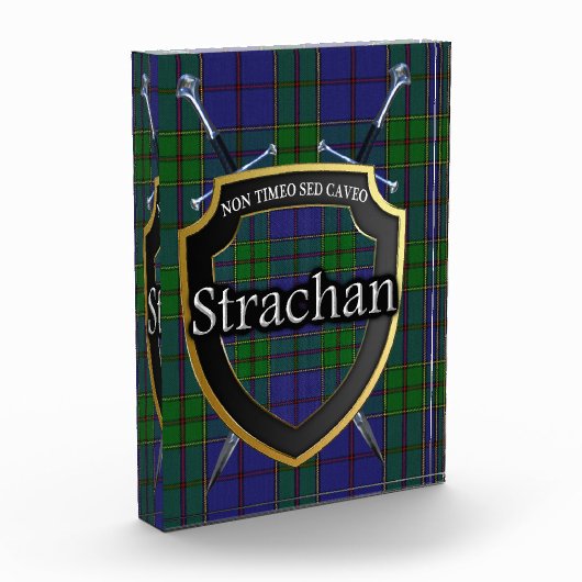 Scottish Clan Strachan Tartan Fotoblokken (Links)