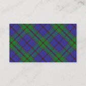 Scottish Clan Strachan Tartan Pset Visitekaartje (Achterkant)