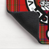 Scottish Clan Stuart Tartan en Crest Muismat (Hoek)