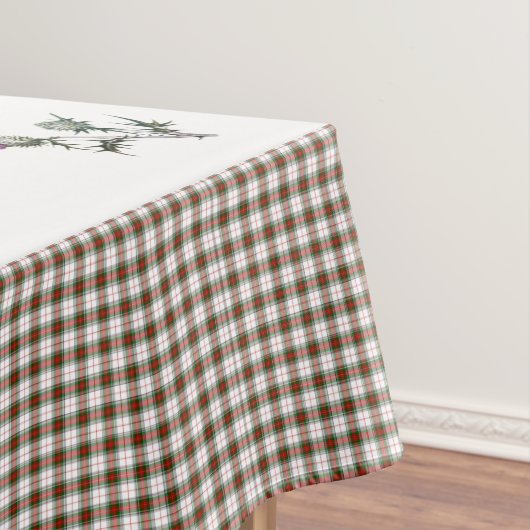 Scottish Clan Stuart Thistle Pattern Table Cloth Tafelkleed (Voorbeeld)