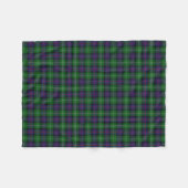 Scottish Clan Sutherland Classic Tartan Fleece Deken (Voorkant (Horizontaal))