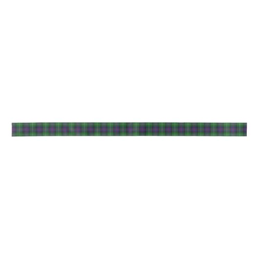 Scottish Clan Sutherland Classic Tartan Satijnen Lint (Voorkant)