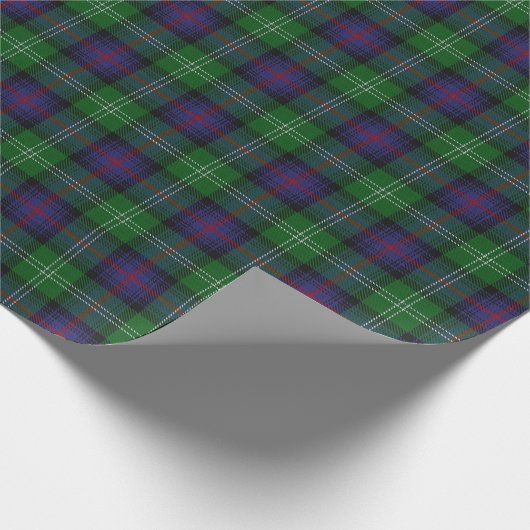 Scottish Clan Sutherland Tartan Cadeaupapier (Hoek)