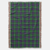 Scottish Clan Sutherland Tartan Deken (Voorkant Verticaal)