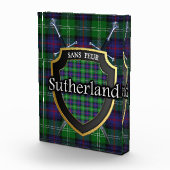 Scottish Clan Sutherland Tartan Fotoblokken (Rechts)
