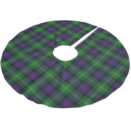 Scottish Clan Sutherland Tartan Kerstboom Rok (Gekanteld)