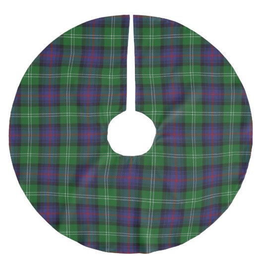 Scottish Clan Sutherland Tartan Kerstboom Rok (Voorkant)