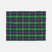 Scottish Clan Sutherland Tartan Pset Fleece Deken (Voorkant (Horizontaal))