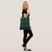 Scottish Clan Sutherland Tartan Pset Tote Bag (Op model)