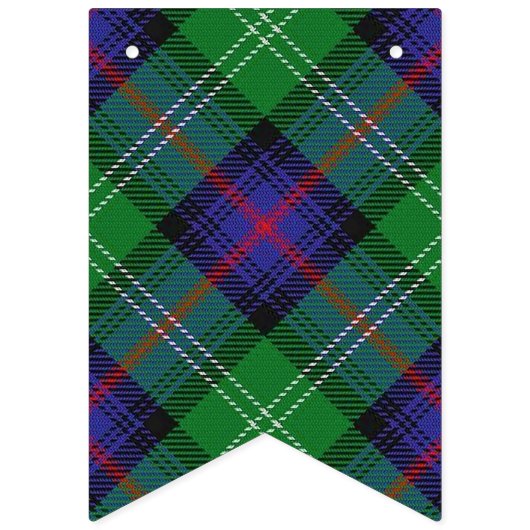 Scottish Clan Sutherland Tartan Vlaggetjes (Tweede vlag)